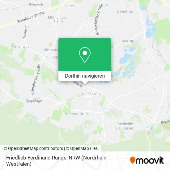 Friedlieb Ferdinand Runge Karte