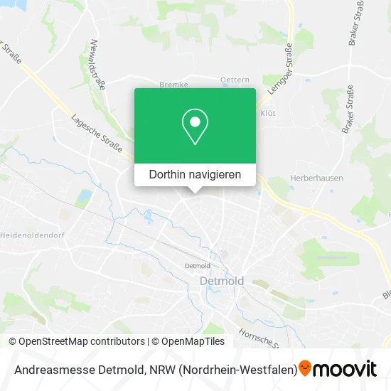 Andreasmesse Detmold Karte