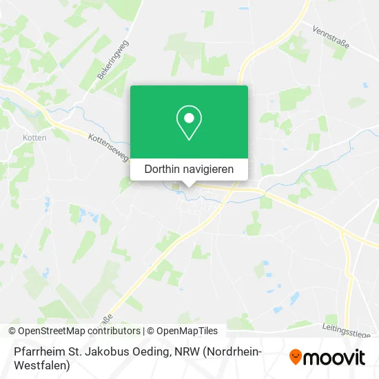 Pfarrheim St. Jakobus Oeding Karte