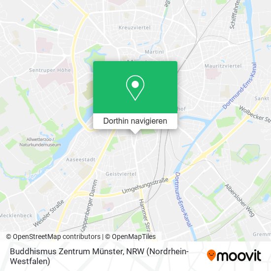 Buddhismus Zentrum Münster Karte