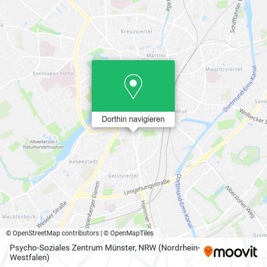 Psycho-Soziales Zentrum Münster Karte