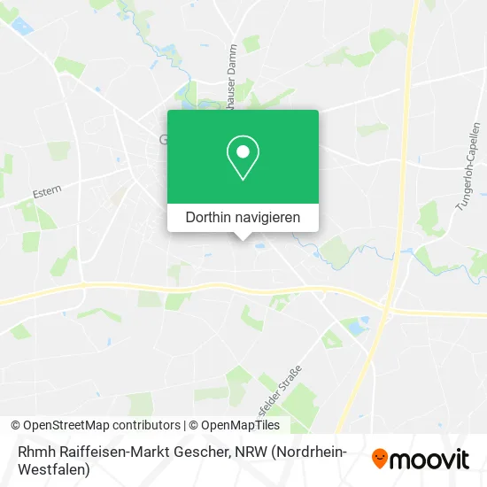 Rhmh Raiffeisen-Markt Gescher Karte