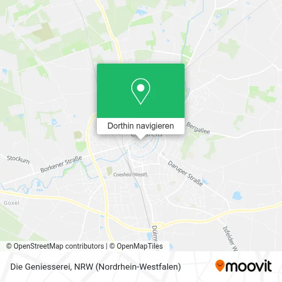 Die Geniesserei Karte