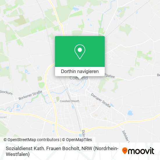 Sozialdienst Kath. Frauen Bocholt Karte
