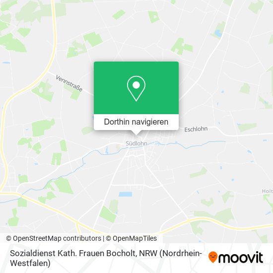 Sozialdienst Kath. Frauen Bocholt Karte