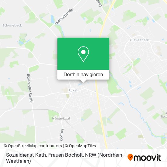 Sozialdienst Kath. Frauen Bocholt Karte