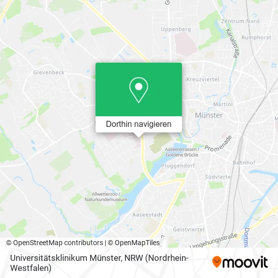 Universitätsklinikum Münster Karte