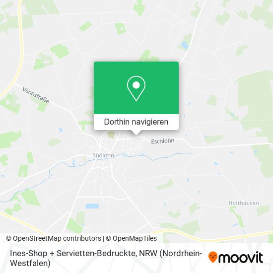 Ines-Shop + Servietten-Bedruckte Karte