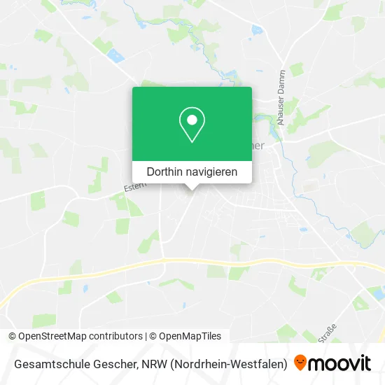 Gesamtschule Gescher Karte