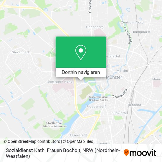 Sozialdienst Kath. Frauen Bocholt Karte