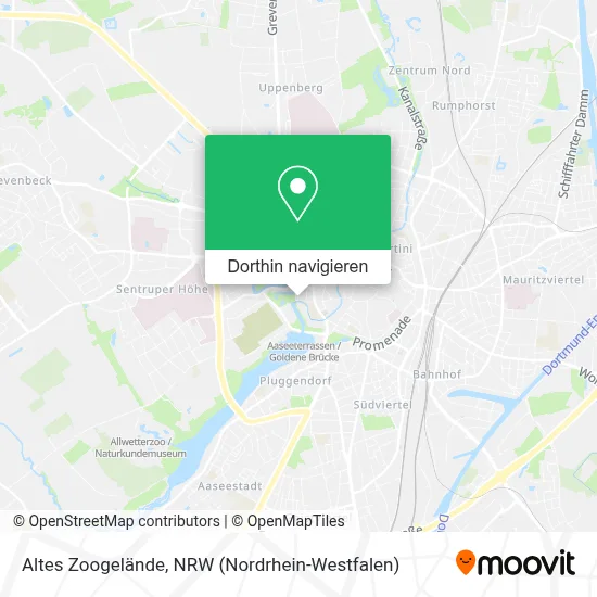 Altes Zoogelände Karte