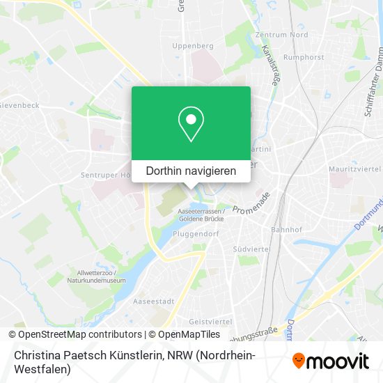 Christina Paetsch Künstlerin Karte