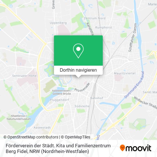 Förderverein der Städt. Kita und Familienzentrum Berg Fidel Karte