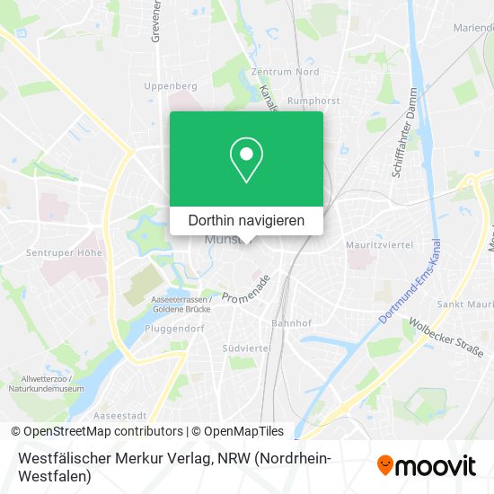 Westfälischer Merkur Verlag Karte