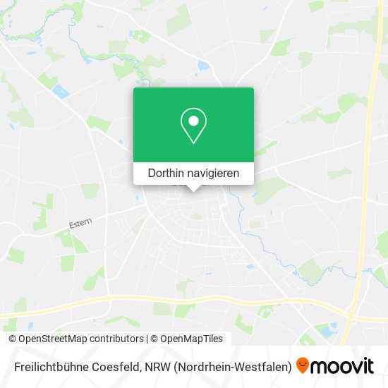 Freilichtbühne Coesfeld Karte
