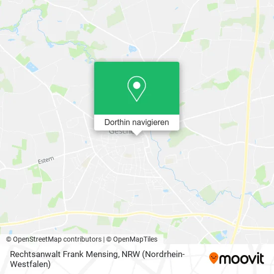 Rechtsanwalt Frank Mensing Karte