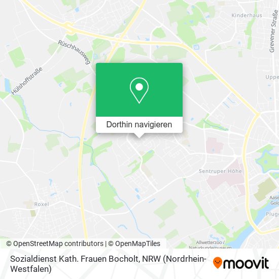 Sozialdienst Kath. Frauen Bocholt Karte