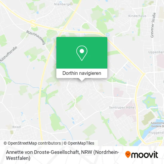 Annette von Droste-Gesellschaft Karte