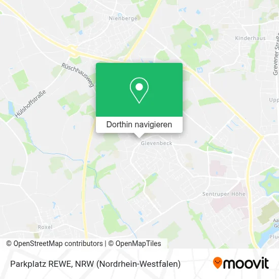 Parkplatz REWE Karte