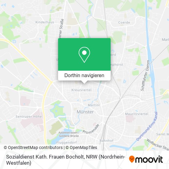 Sozialdienst Kath. Frauen Bocholt Karte