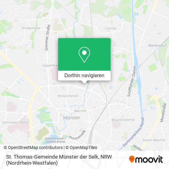 St. Thomas-Gemeinde Münster der Selk Karte