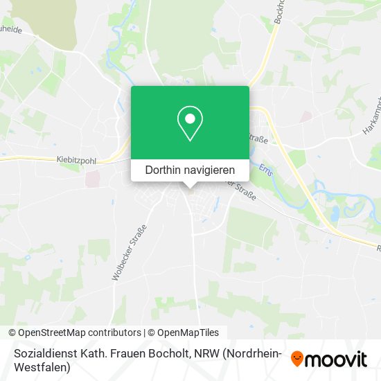 Sozialdienst Kath. Frauen Bocholt Karte