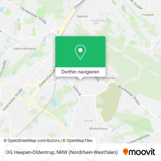 OG Heepen-Oldentrup Karte