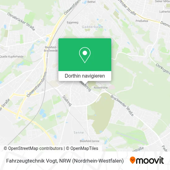 Fahrzeugtechnik Vogt Karte