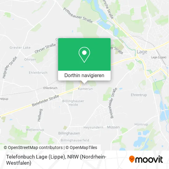 Telefonbuch Lage (Lippe) Karte