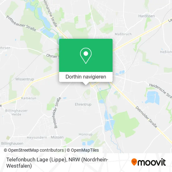 Telefonbuch Lage (Lippe) Karte