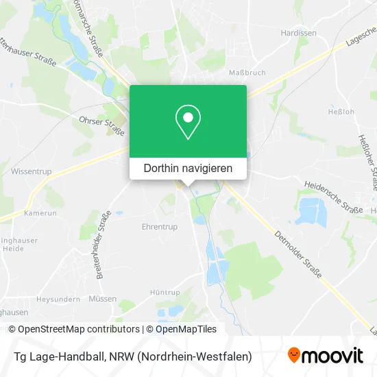 Tg Lage-Handball Karte