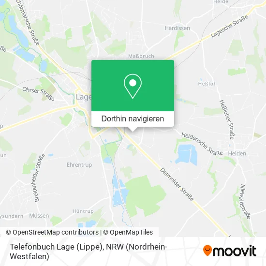 Telefonbuch Lage (Lippe) Karte