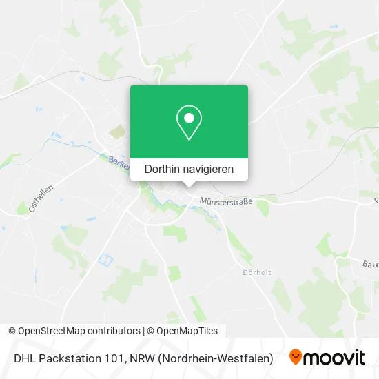 DHL Packstation 101 Karte