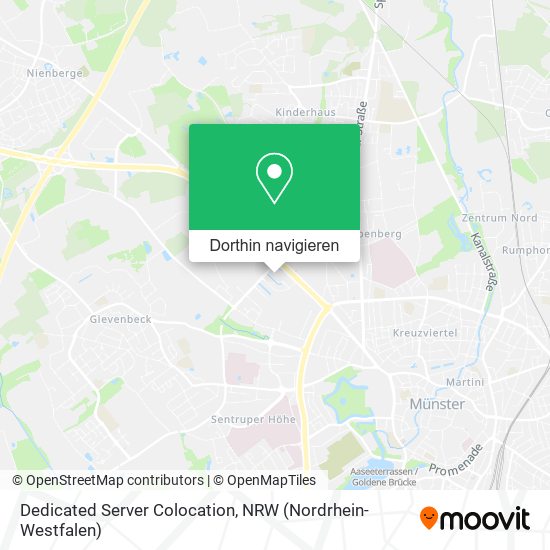 Dedicated Server Colocation Karte