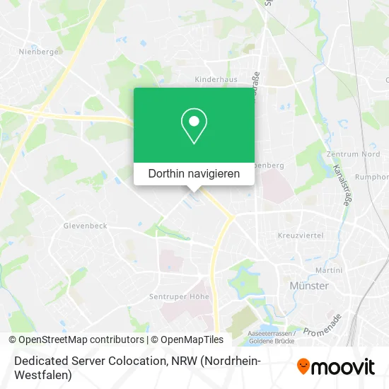 Dedicated Server Colocation Karte