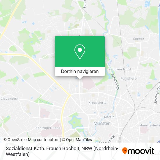 Sozialdienst Kath. Frauen Bocholt Karte
