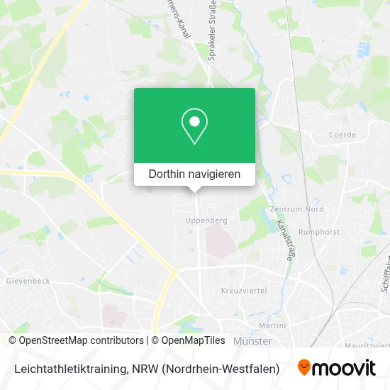 Leichtathletiktraining Karte