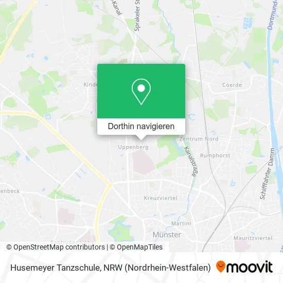 Husemeyer Tanzschule Karte