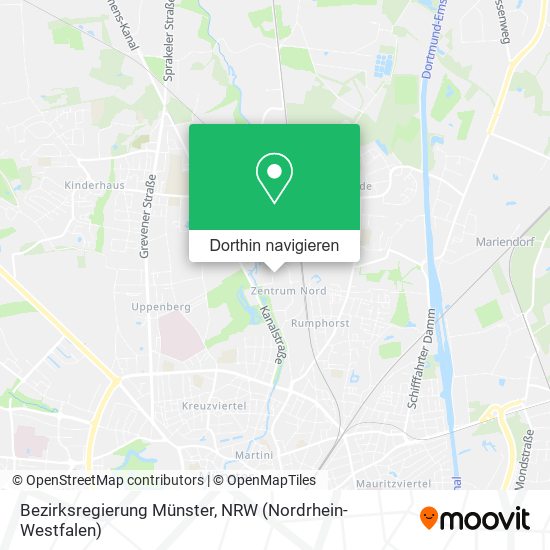 Bezirksregierung Münster Karte