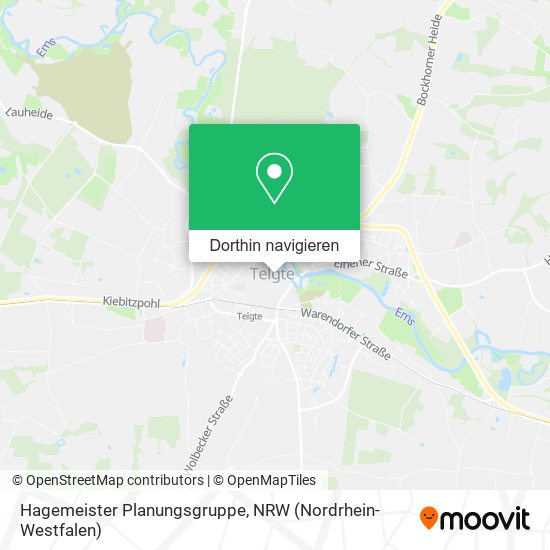 Hagemeister Planungsgruppe Karte