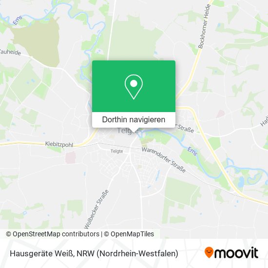 Hausgeräte Weiß Karte
