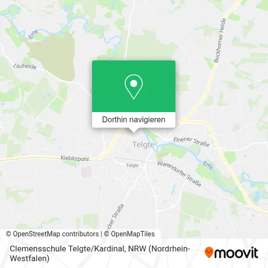 Clemensschule Telgte/Kardinal Karte