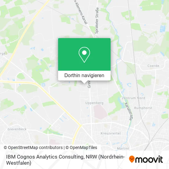 IBM Cognos Analytics Consulting Karte