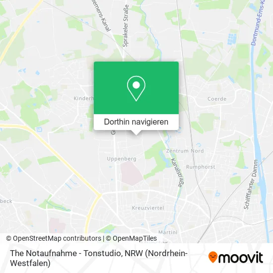 The Notaufnahme - Tonstudio Karte