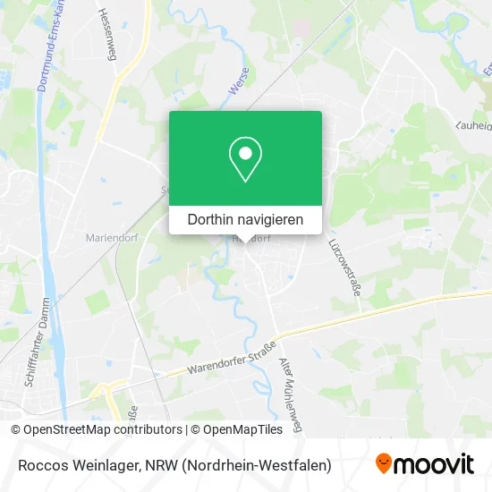 Roccos Weinlager Karte