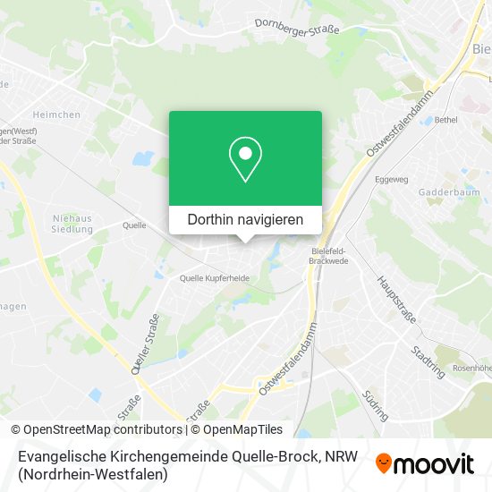 Evangelische Kirchengemeinde Quelle-Brock Karte