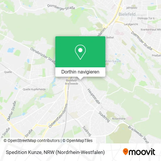 Spedition Kunze Karte