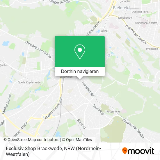 Exclusiv Shop Brackwede Karte