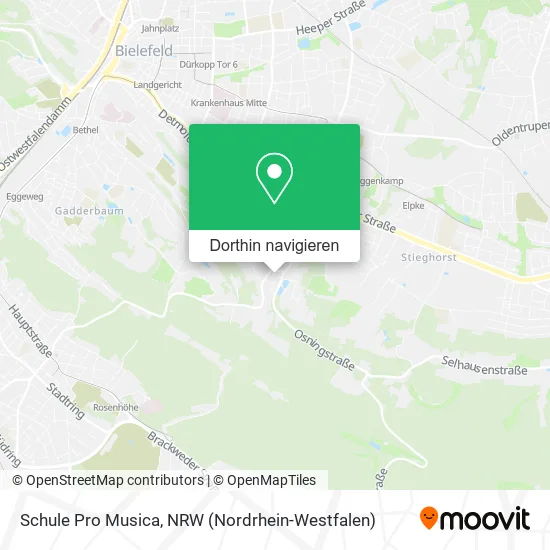 Schule Pro Musica Karte