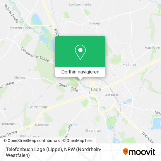 Telefonbuch Lage (Lippe) Karte